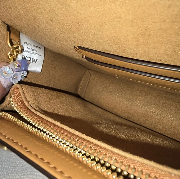 MCM Black and Tan Crossbody Bag. NWT - Picture 7 of 15